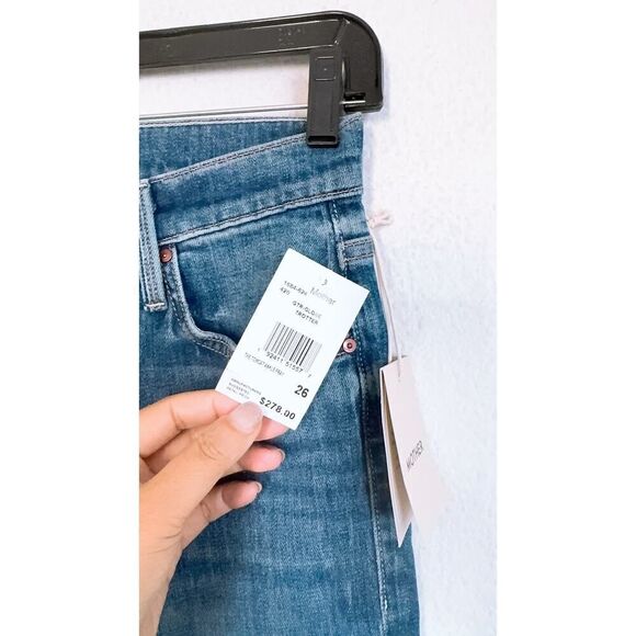 Mother Denim Tomcat Ankle Fray, Globe Trotter 26” - Picture 8 of 11